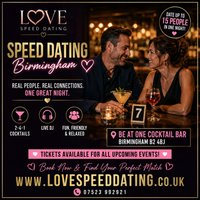 Speed Dating Ages 30's & 40's Birmingham Be At One at Be At One Birmingham