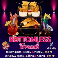 Deposit for Bottomless Brunch Friday 17th & Sat 18th April at Mavericks 80S Lounge