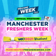 OFFICIAL MMU Manchester Freshers Wristband 2021 - WE LOVE Event Title Pic