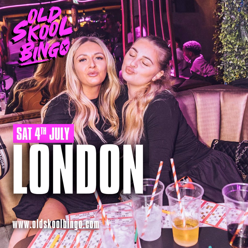 Old Skool Bingo Saturday 4th July London