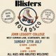 Blisters Rola Dsco Event at John Leggott College Sports Hall Event Title Pic