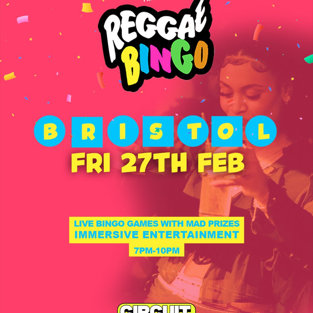 Reggae Bingo - BRISTOL - Fri 27th Feb