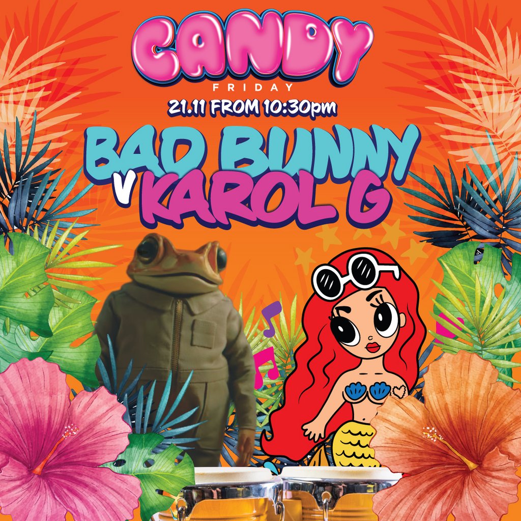 Candy Friday - Bad Bunny vs Karol G at Boteco Do Brasil