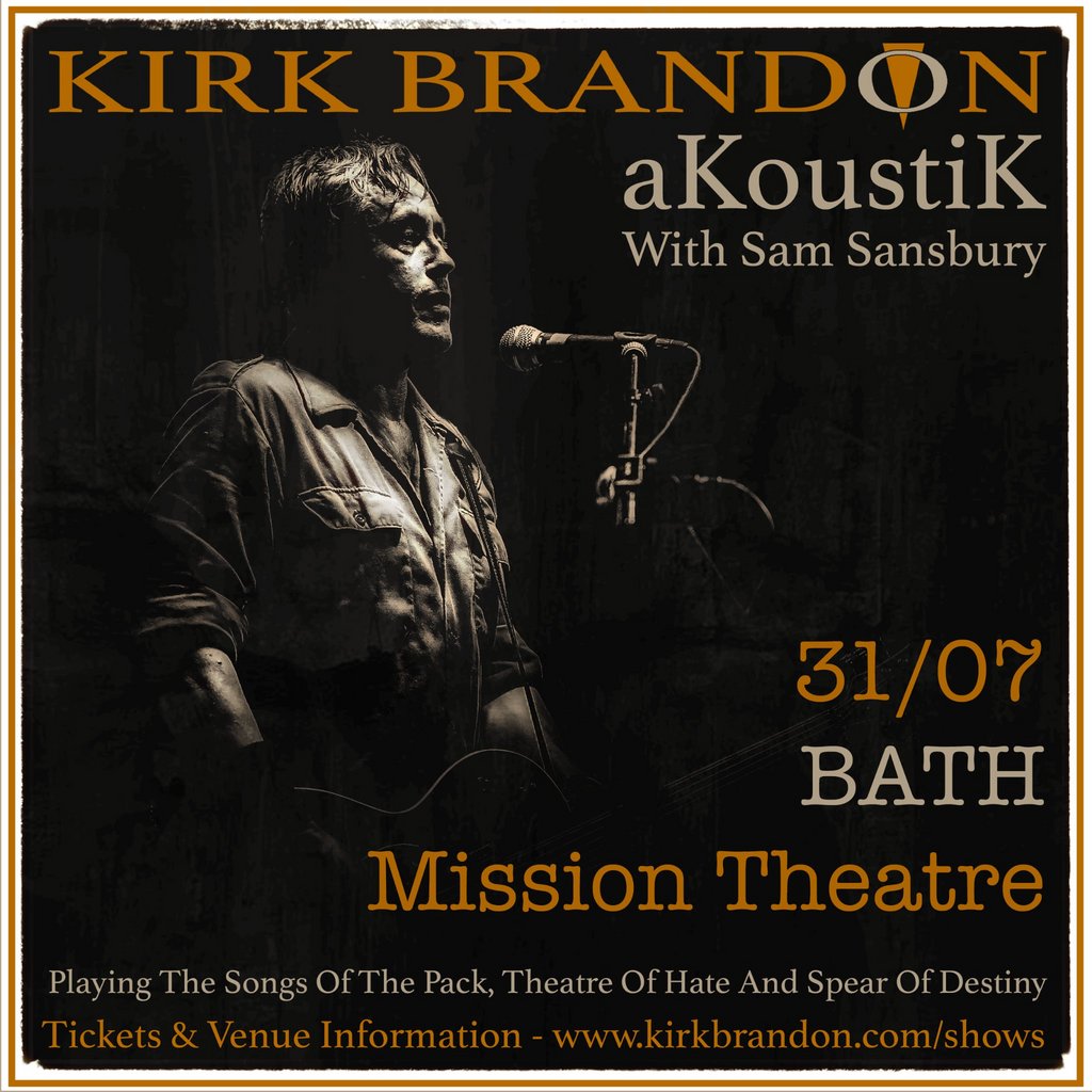 Kirk Brandon Akoustik with Sam Sansbury