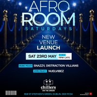 Afro Room Afrobeats &amp; Amapiano Party At Chillers Sat 23rd May
