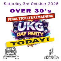 UKG Day Party (Over 30's)  - Saturday 3rd October 2026 at Casino Rooms