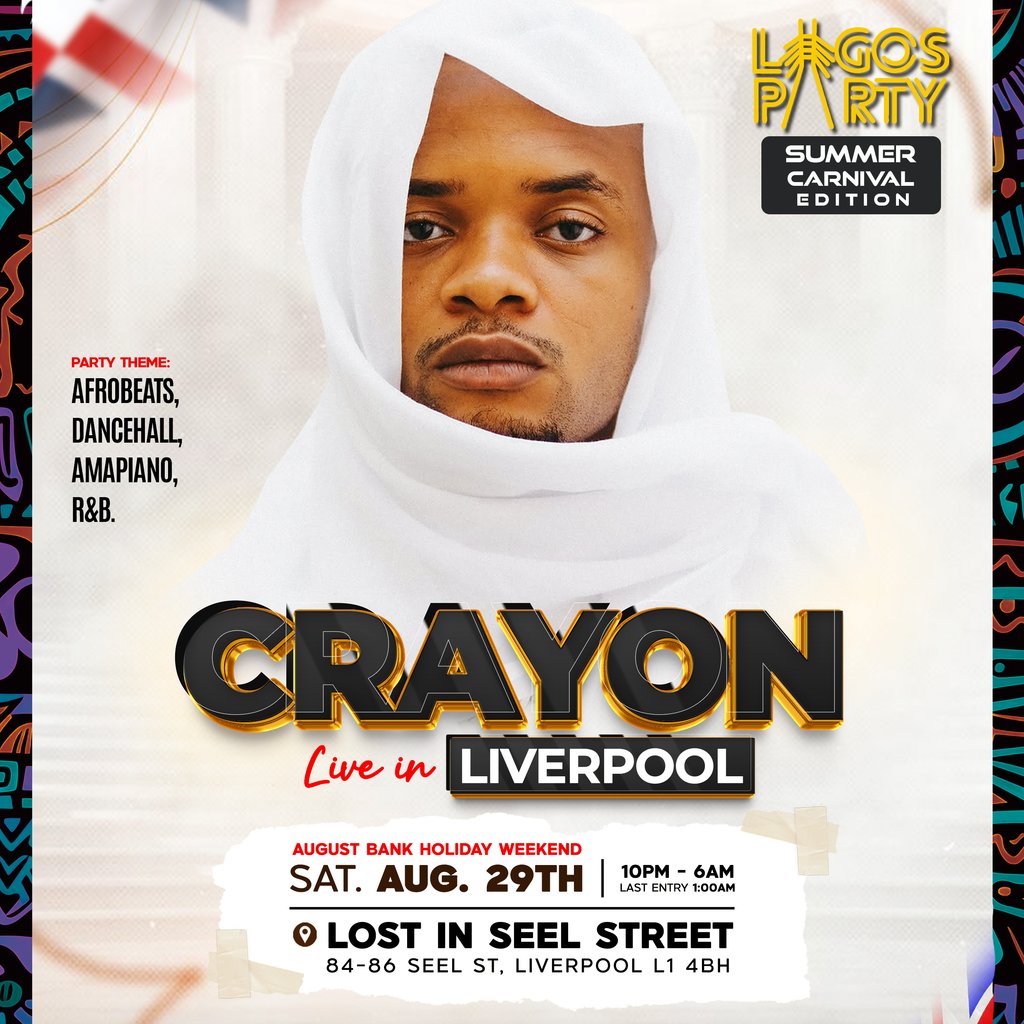 Crayon Live in Liverpool (Afrobeat/Amapiano/RnB BH Party) Image
