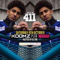 Koomz Perf Mariah - Sat 6th Oct - Tickets On Sale Now!