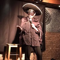 Live podcast with a professional comedian