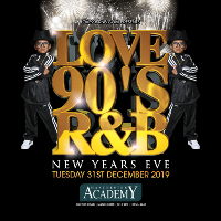 Love 90's R&B-New Year's Eve at Manchester Academy
