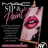 MAC Sip & Paint in collaboration with Noir Vybez at The Delphine, Princes Square