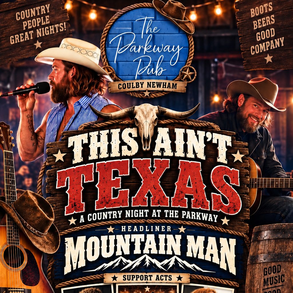 This ain't TEXAS - Live Country Music Extravaganza at The Parkway Sports Bar, Lounge And Function Suite, Middlesbrough
