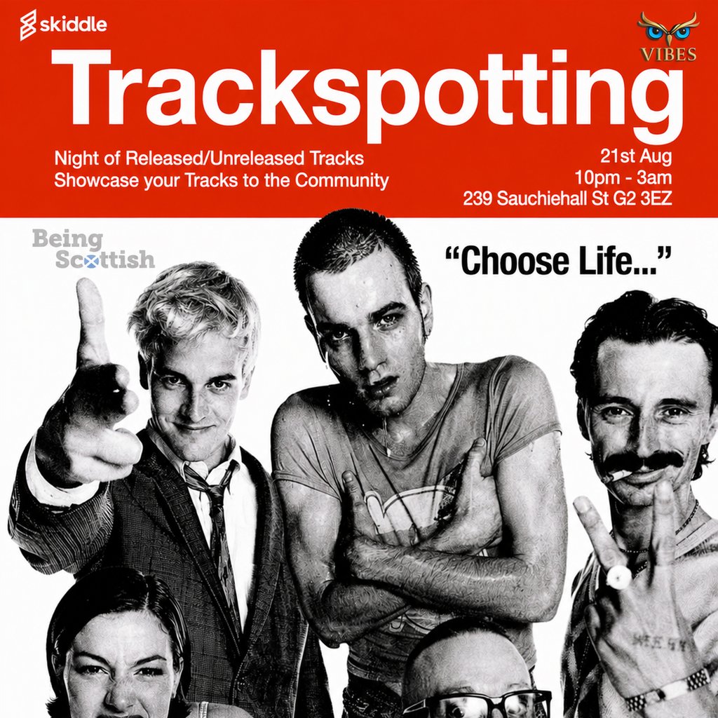 Vibes Glasgow presents Trackspotting Image