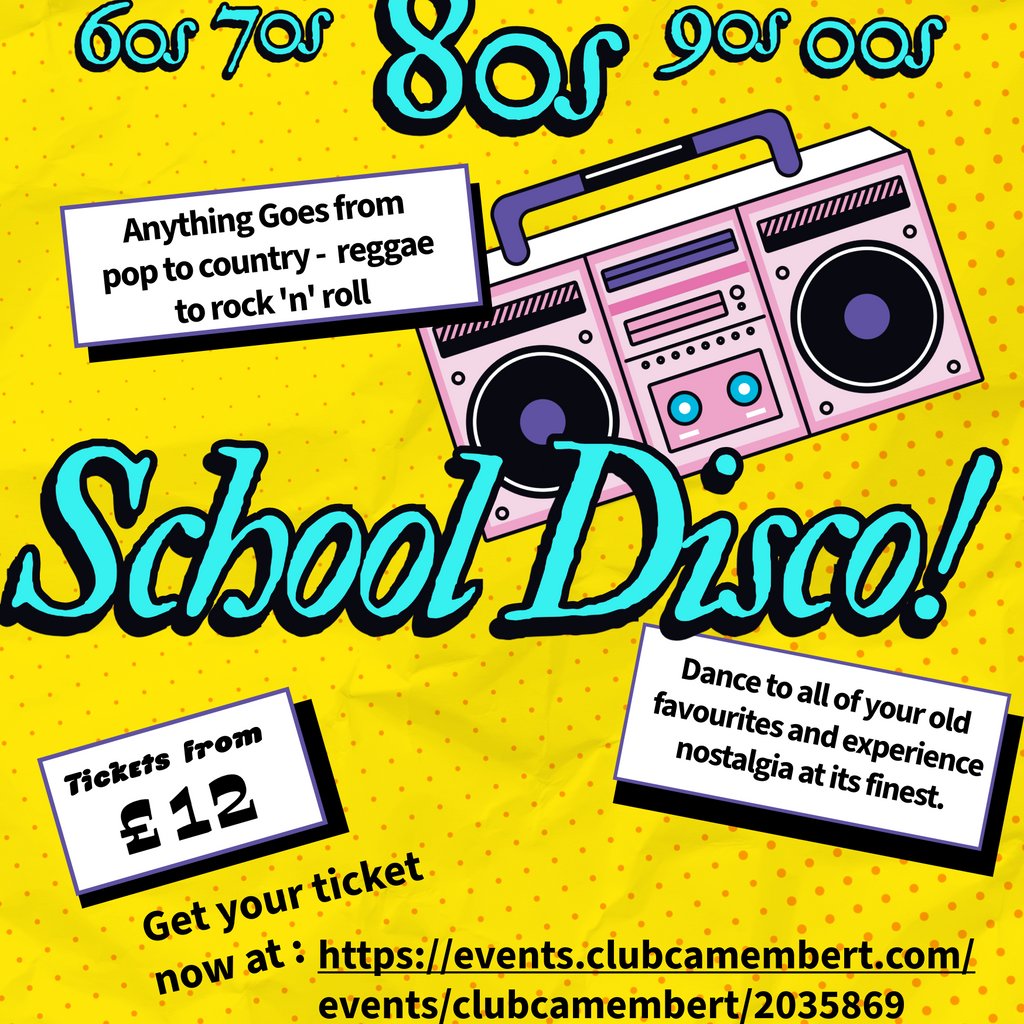 School Disco! (Over 21s)