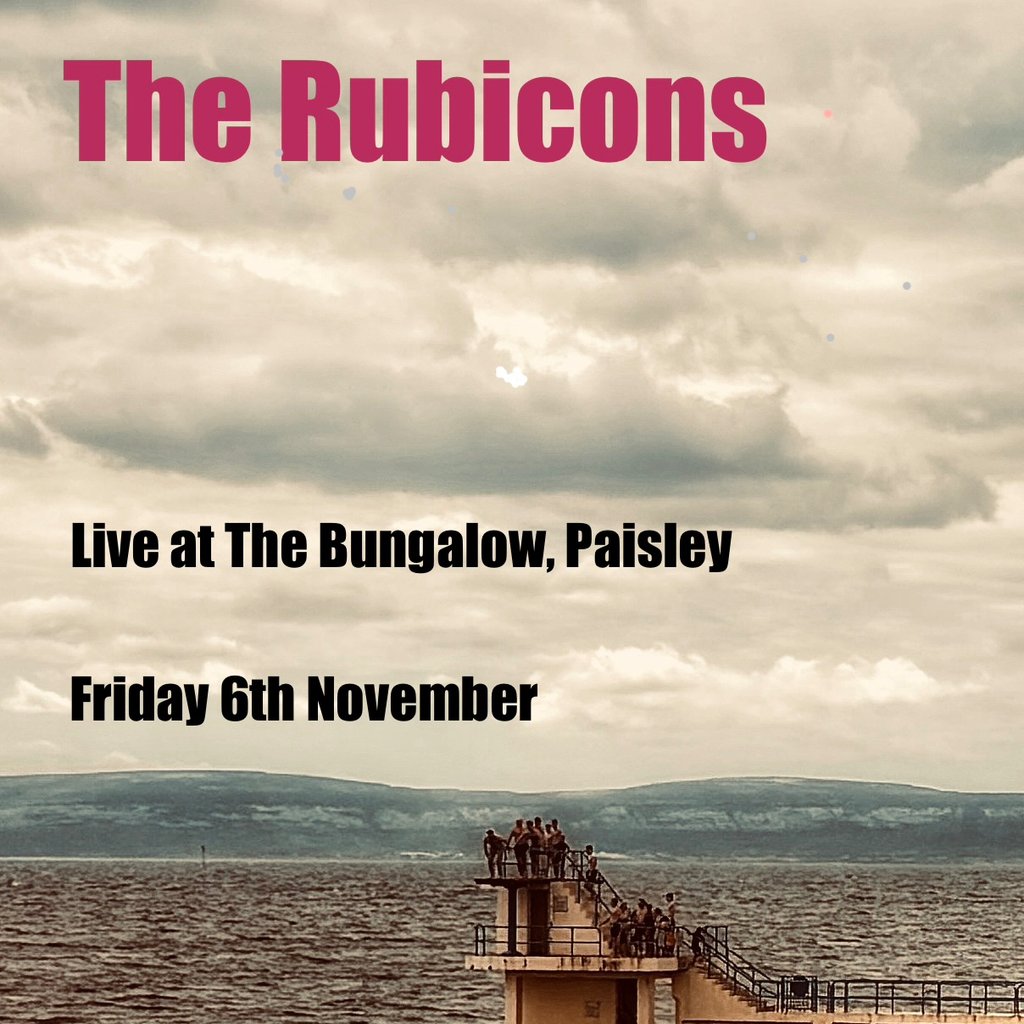 The Rubicons — gig artwork