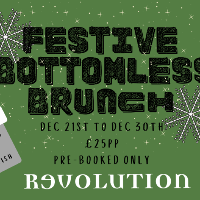Festive Bottomless Brunch at Revolution Hockley Nottingham