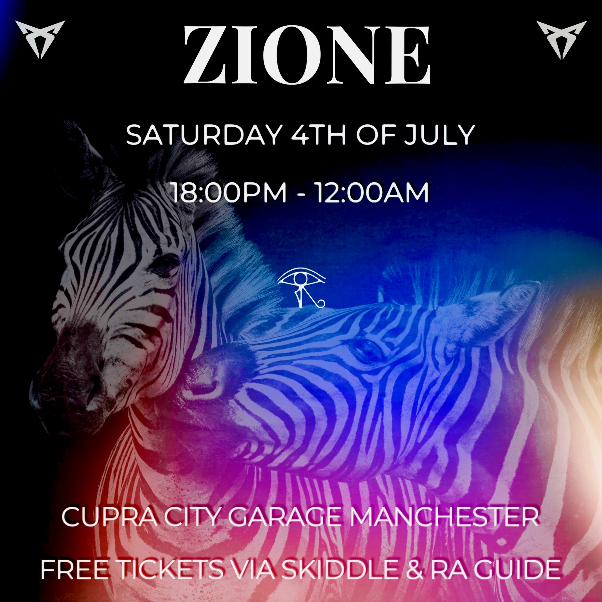 Tickets: ZIONE - Awaken the God within You | Cupra City Garage MCR