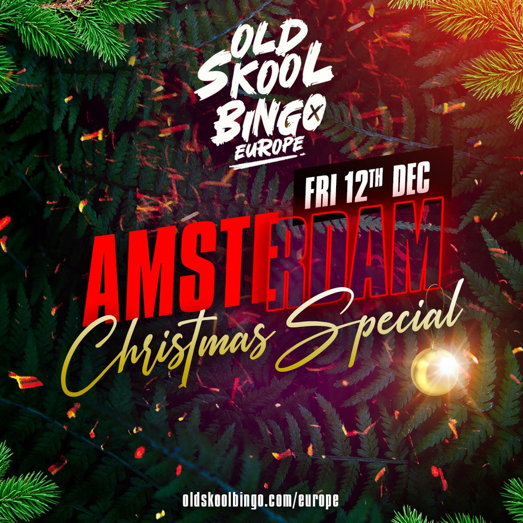 Old Skool Bingo Fri 12th Dec Amsterdam Christmas special, 12 December | Event in Amsterdam | AllEvents