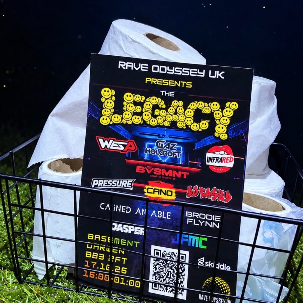 Rave odyssey uk “The legacy” Basement Darwen