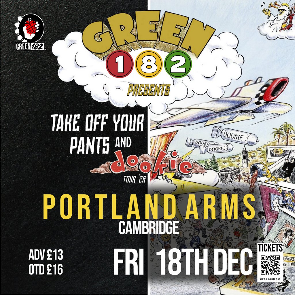 GREEN 182 Presents ‘Take off your Pants and Dookie Tour 26’