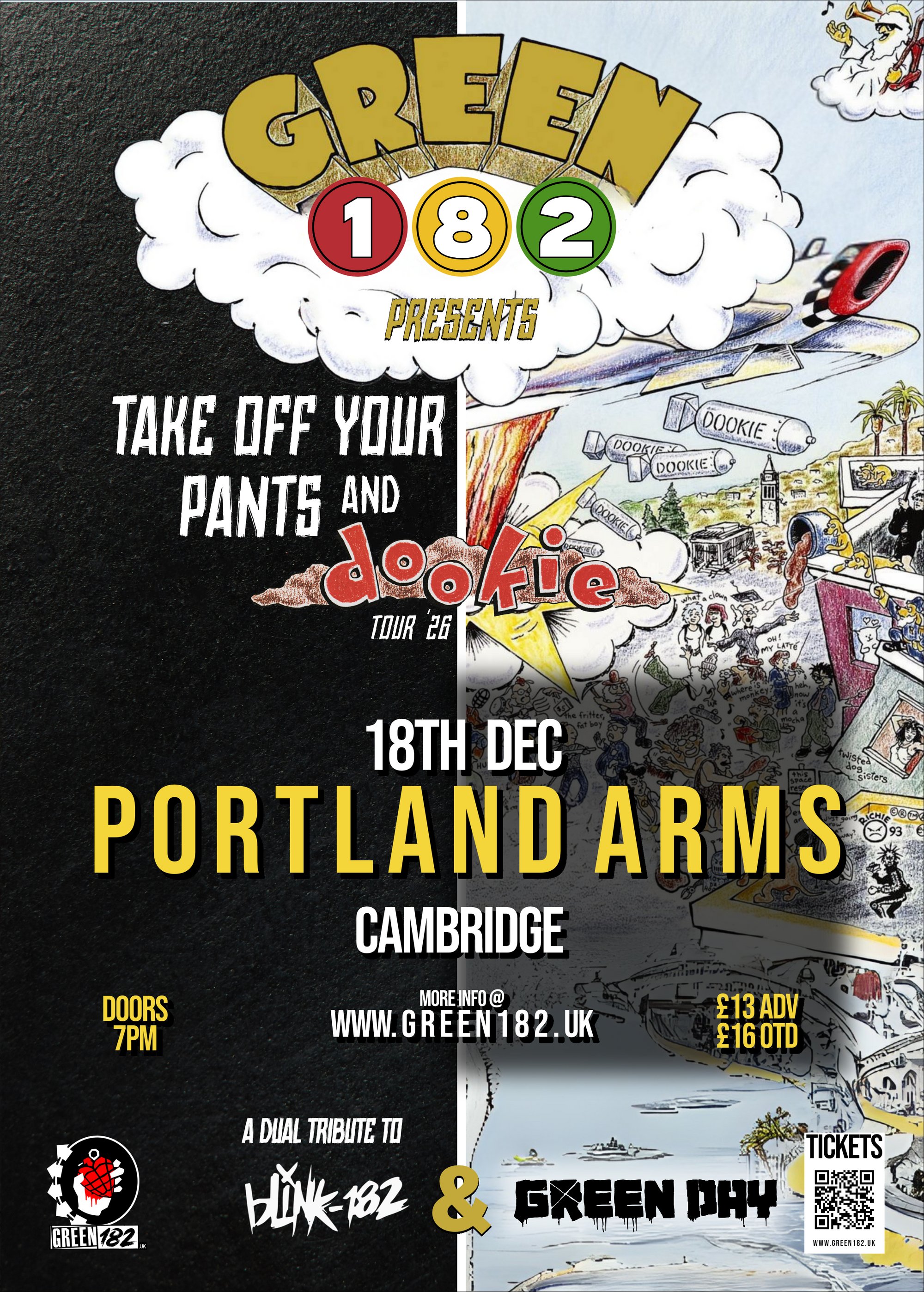 Tickets: GREEN 182 Presents 'Take off your Pants and Dookie Tour
