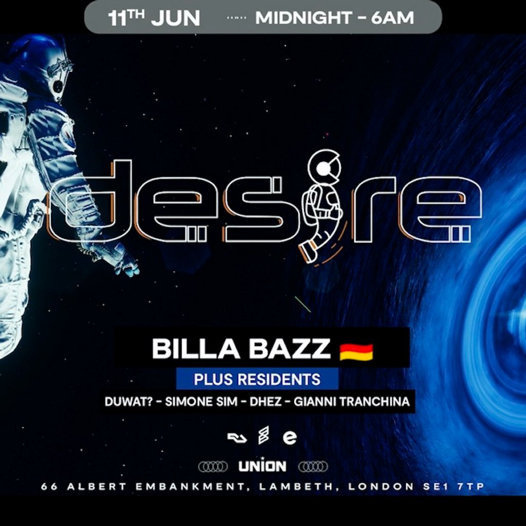 DESIRE - Weekly Thursday After Party - Billa Bazz