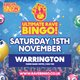Ultimate Rave Bingo // Warrington // Saturday 15th November Event Title Pic