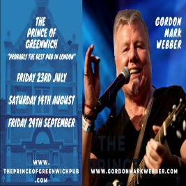 Gordon Mark Webber @ The Prince of Greenwich