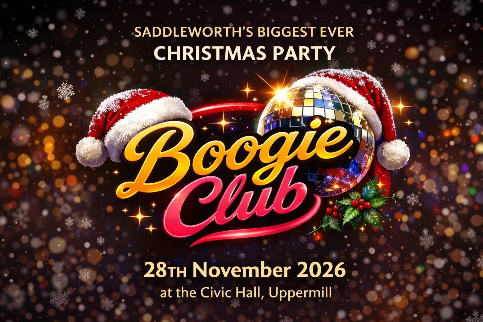 Tickets: The Saddleworth Christmas Party with The Abberettes and