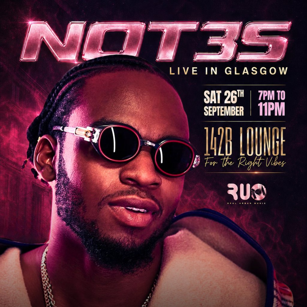 SUMMER CLOSING PARTY feat. NOT3S Live in Glasgow! at 142B Lounge Glasgow, Glasgow
