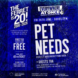 Everywhere At Once x The Ferret is 20! ft PET NEEDS + guests