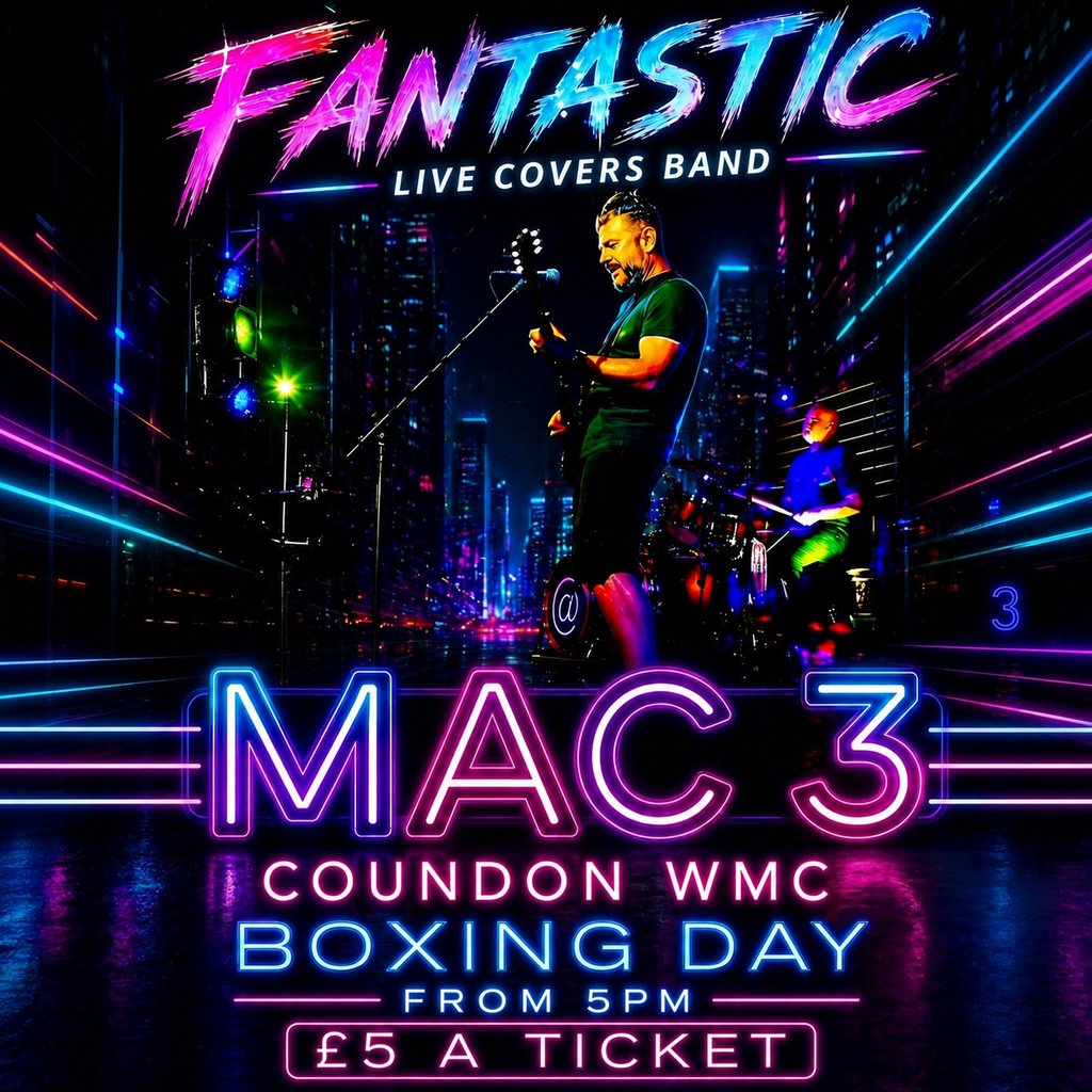 MAC3 - Boxing Day - Coundon WMC at Coundon WMC, Bishop Auckland