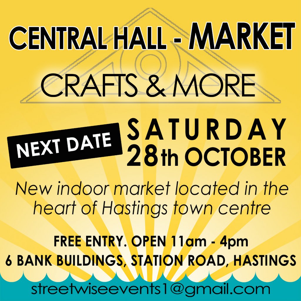 Hastings Crafts & More Market Central Hall Stations Road, Hastings