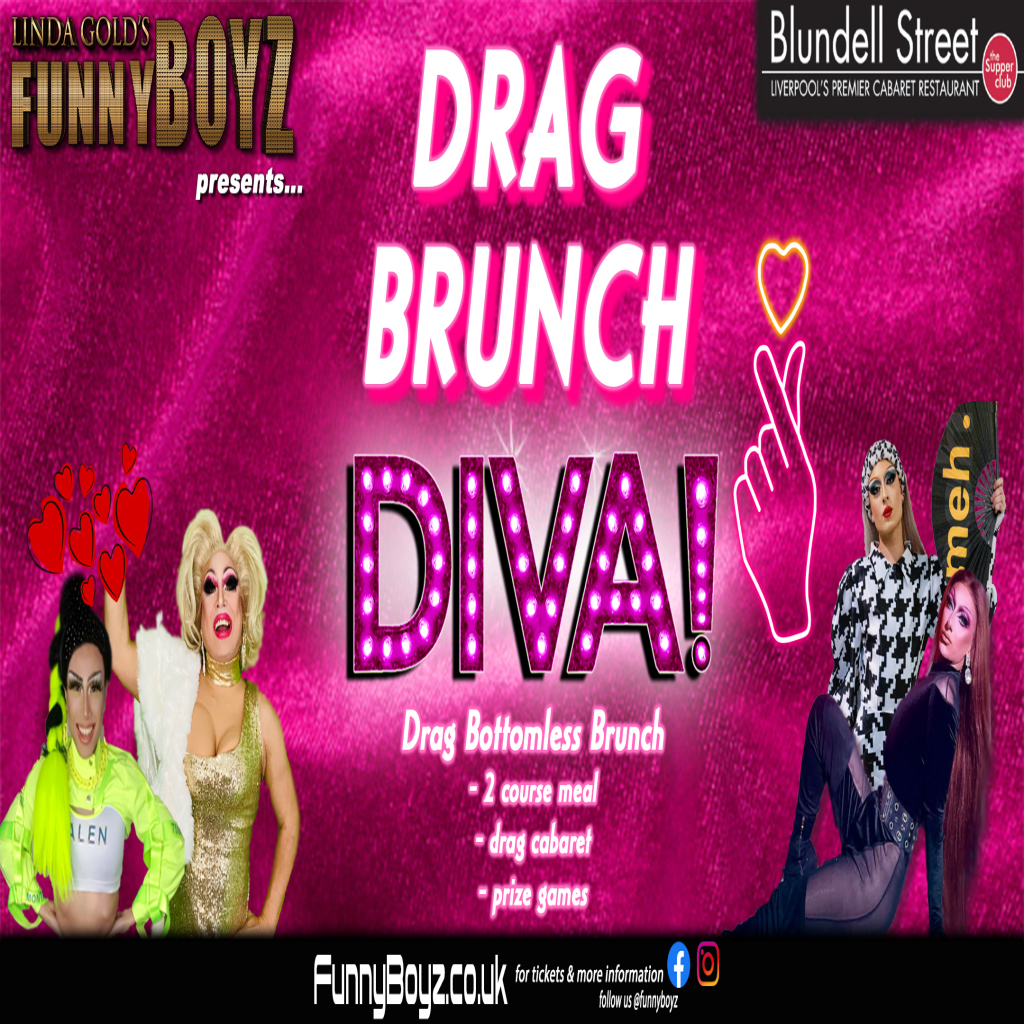 Venue Drag Bottomless Brunch with Hilarious Drag Queen Show The