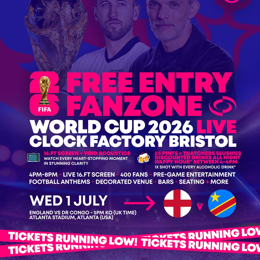 World Cup 2026 - England vs DR Congo [FREE ENTRY]