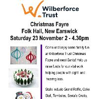Wilberforce Trust Christmas Fayre at The Folk Hall Hawthorn Terrace New Earswick York YO32