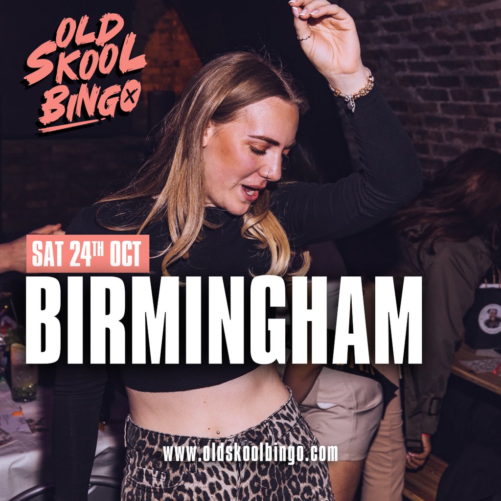 Old Skool Bingo Sat 24th Oct Birmingham at Rum Rum Bar, Birmingham