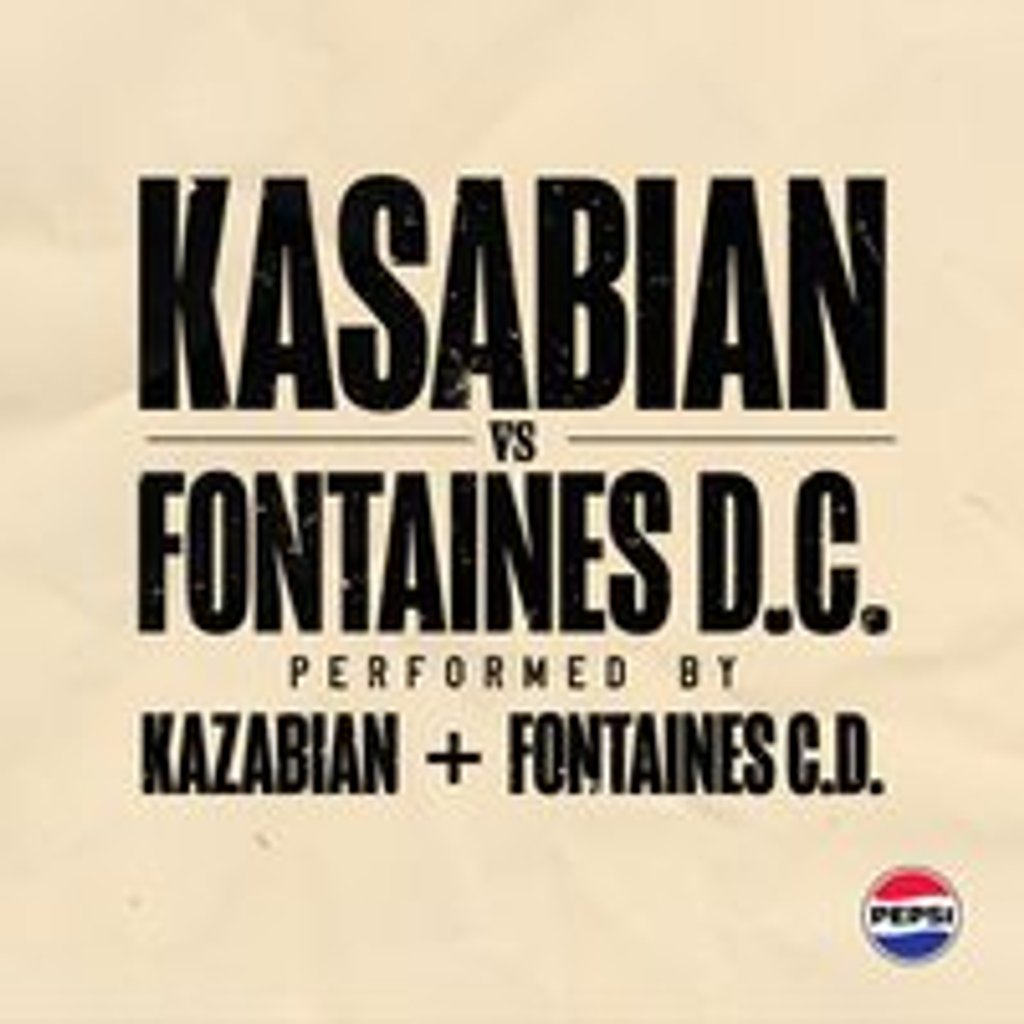 Kasabian vs Fontaines D.C. performed LIVE in Liverpool — gig artwork