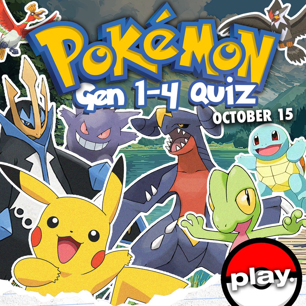 Pokemon (Gen 1 to Gen 4) Quiz at PLAY, Middlesbrough