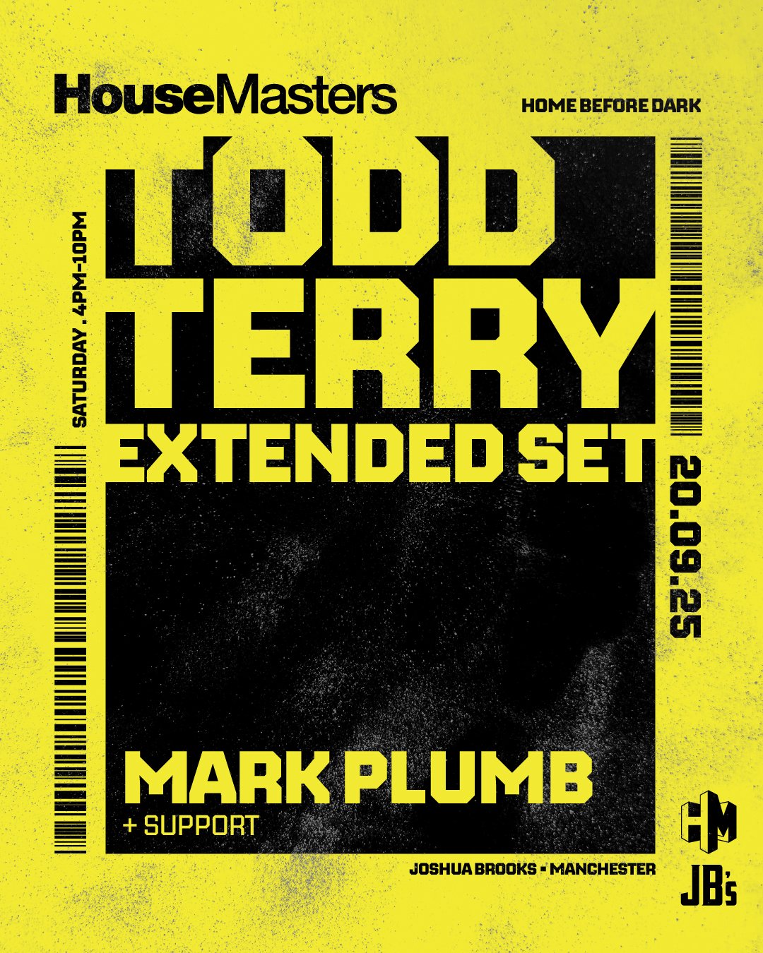 洋楽 house masters todd terry Tickets: House Masters Manchester: Todd Terry | Joshua