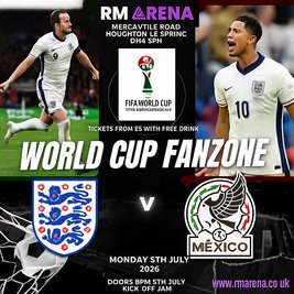 World Cup fanzone: England V Mexico