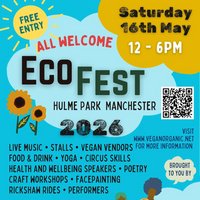 Manchester Eco Fest at Hulme Park Stretford Road, Hulme, Manchester, M15 5JD