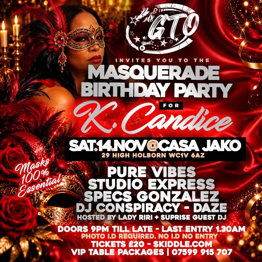 GTO – K Candice Masquerade Birthday