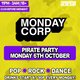 Monday Corp | Pirate Party Event Title Pic