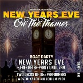 Party Party Fireworks on The Thames the ultimate NYE Boat party