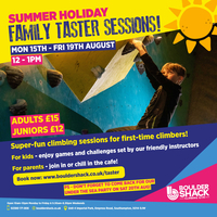 Summer Holiday Fun at Boulder Shack! at Boulder Shack Climbing Gym