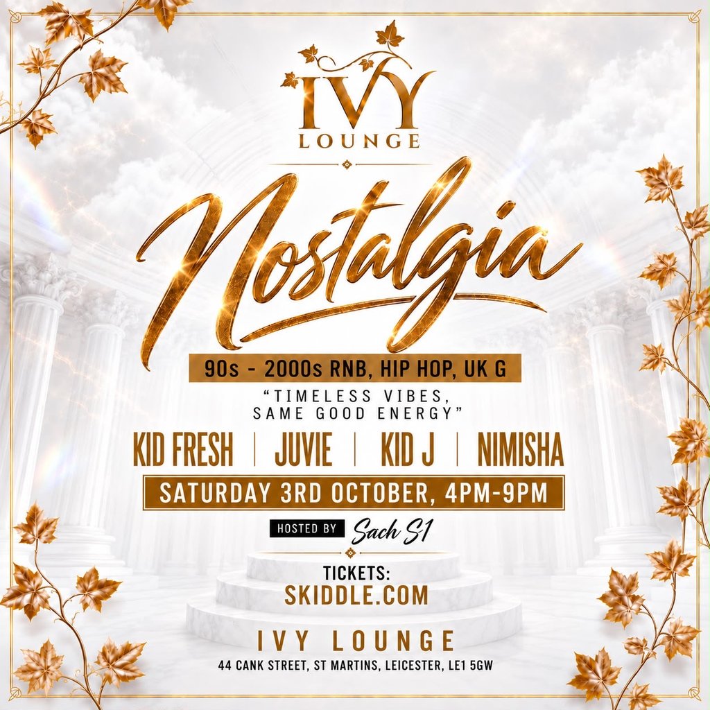 Nostalgia - 90's / 00's RnB, Hip Hop, UK G