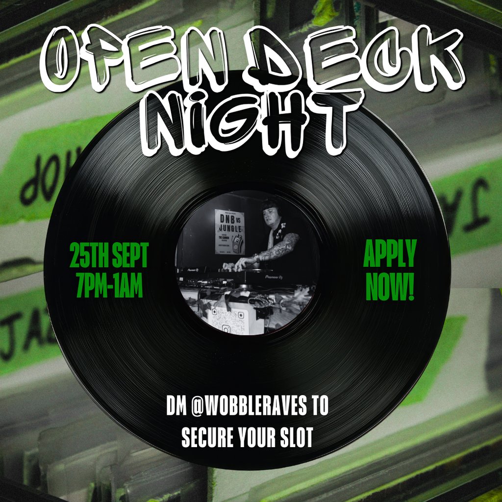 Wobble Raves Open Deck Night at The Cannon Guildford, Guildford