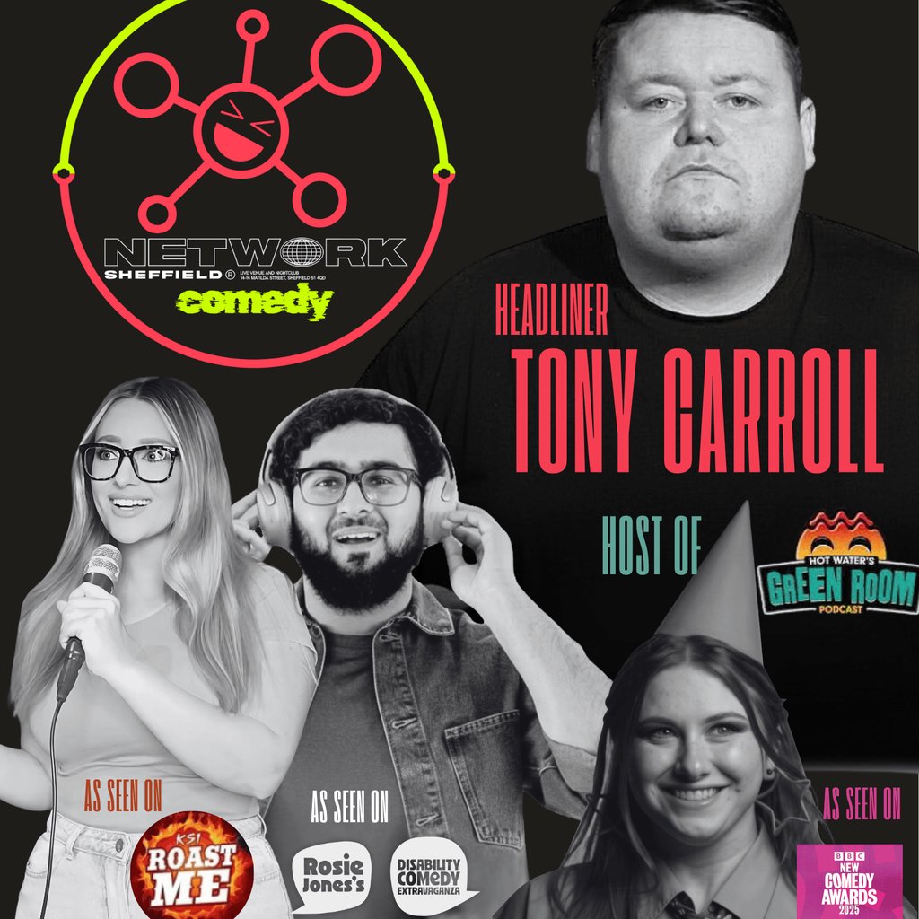 Network Presents: Comedy @ Earl's Yard at Earls Yard, Sheffield