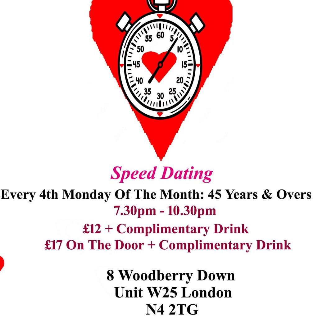 Speed dating 45 years & Overs Mondays at Creativity In Our Hands Suzanne Asphall, London